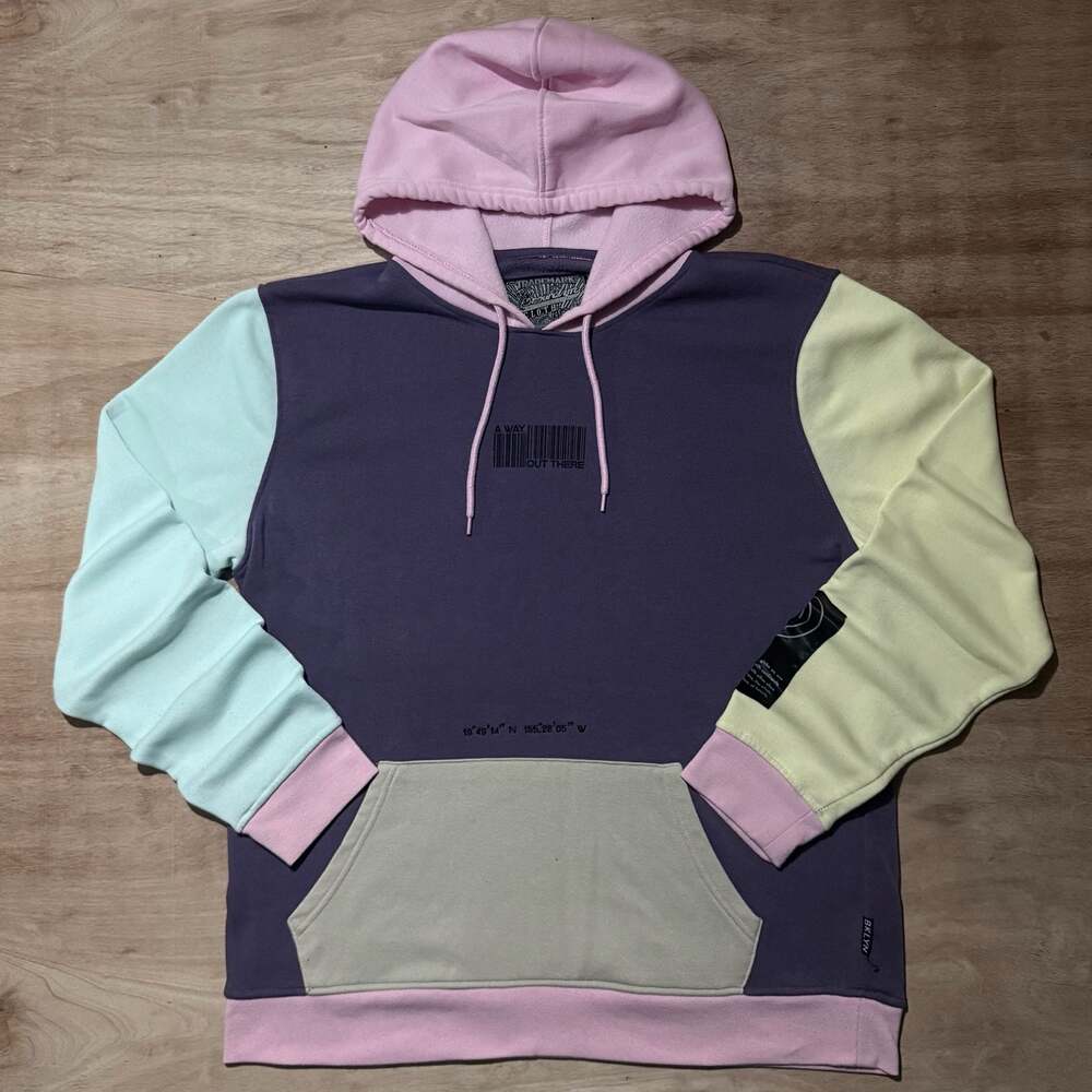 Brooklyn Cloth Colorblock 'Go Outside' Graphic Hoodie